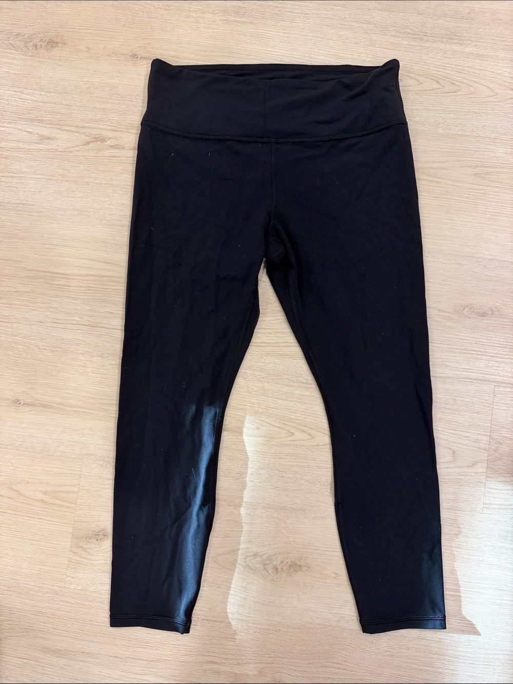 Athleta Large 7/8 Black Stretch Leggings